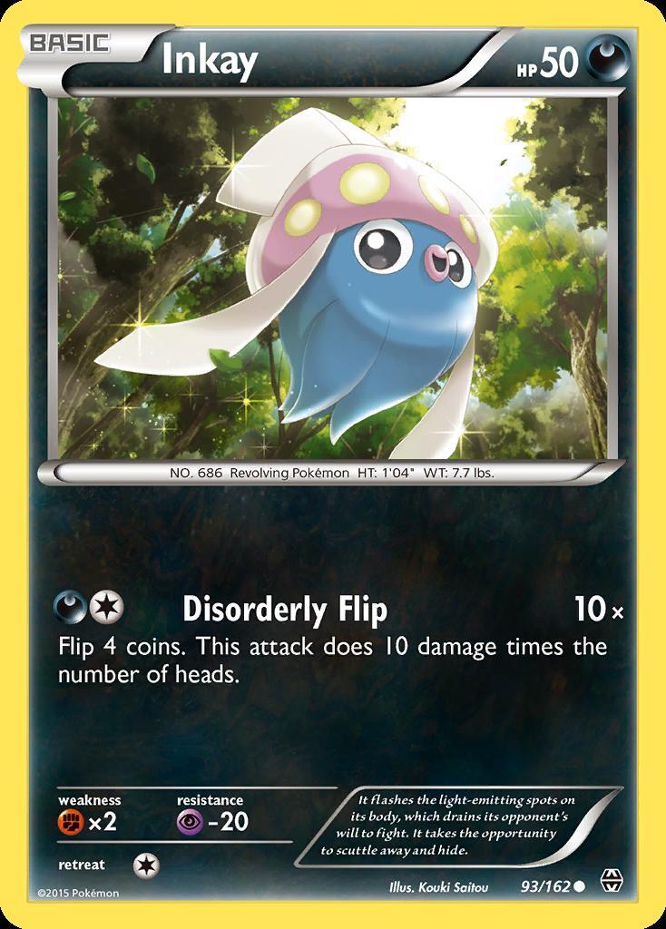 Pokemon Inkay (93/164) BREAKthrough LP