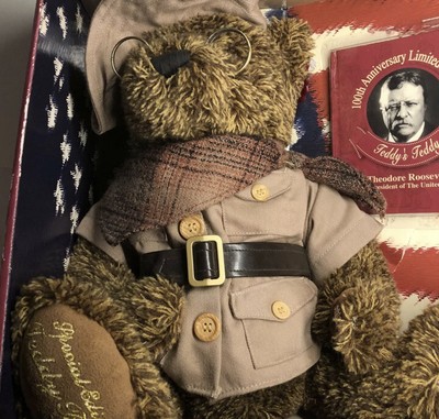 100Th Anniversary Bear President Theodore Roosevelt Teddy's Talking 2002 NIB USA | eBay