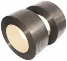 PLASTIC STRAPPING 9,900ft. Polypropylene Black 1/2" .022'' 300# Break, P503-9