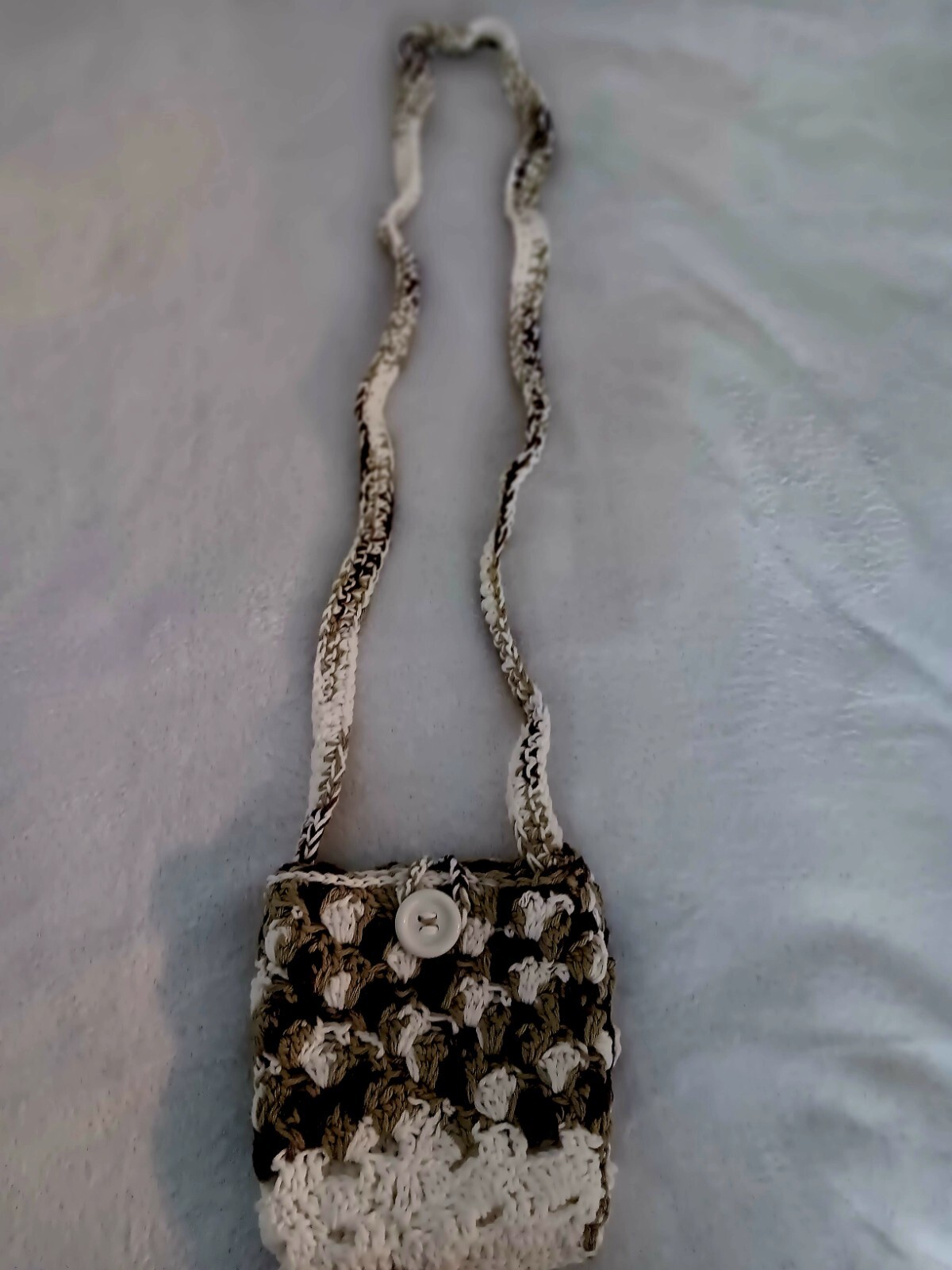 Crossbody Bag with Button-image