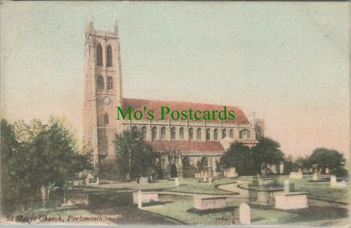 Hampshire Postcard - St Mary's Church, Portsmouth RS25416
