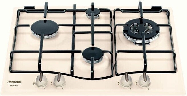 HOTPOINT ARISTON 7HPCN640TOWRHA PIANO COTTURA BIANCO ANTICO 4 FUOCHI 9 LIVELLI