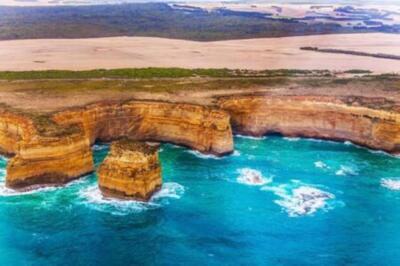 Wandbild: Australien, Port Campbell Park. Der weltberühmte Aussichtspunkt [...]