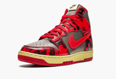 Nike Dunk High 1985 Acid Wash Vintage Style Aged Yellowed