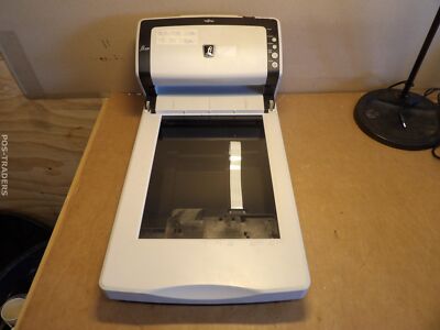 Fujitsu fi-6230LA ADF & Flatbed Document Scanner - 1138 SCANS / MISSING COVER
