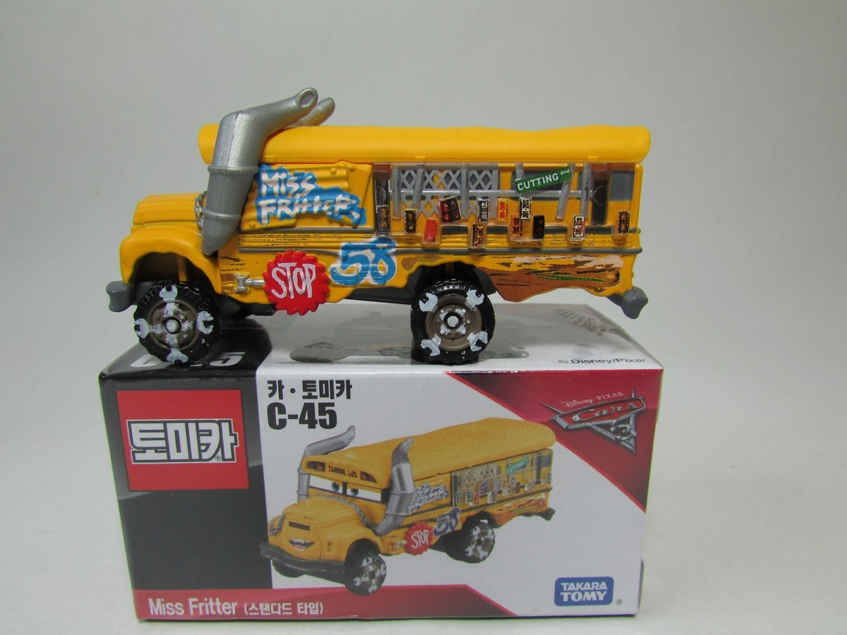 ミニカー Disney tomica TAKARA TOMY TOMICA DISNEY PIXAR CARS 3 C-45 MISS FRITTER