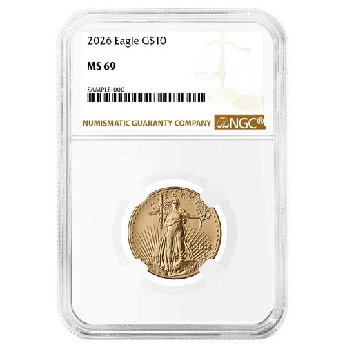 2026 $10 1/4-oz American Gold Eagle NGC MS69 Brown Label