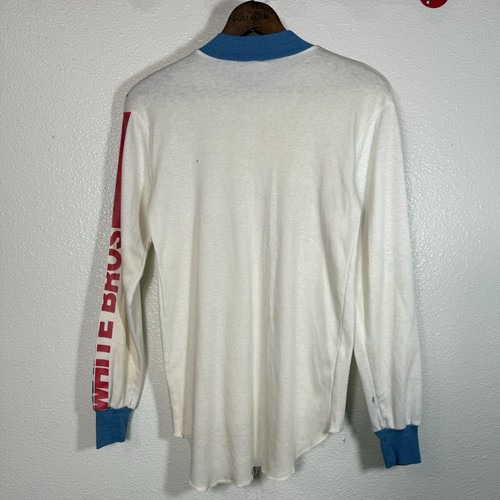 Maglia maglia vintage anni 70 80 fratelli bianchi motocross racing team piccola made in USA - Foto 3 di 16