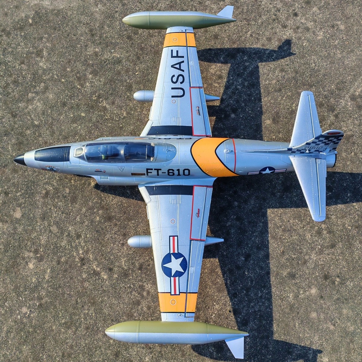 Dynam T-33 Shooting Star F80 6S 12-Blade 70mm EDF RC Jet Trainer