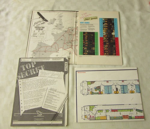 1983 TSR TOP SECRET ESPIONAGE GAME ORIENT EXPRESS #7604 COMPLETE - Picture 2 of 3