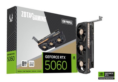 ZOTAC GAMING GeForce RTX 5060 Low Profile 8GB GDDR7 Grafikkarte 3x DP, 1x HDMI