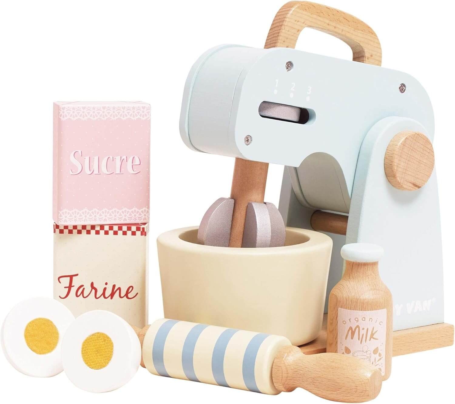 Le Toy Van Bakers Mixer Set and Accessories Playset for Ages 3 and Up