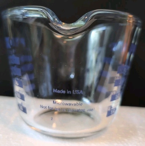 Vintage Pyrex Blue-Purple 1 Cup Measuring Cup Made In USA EX Condition Unique - 第 4/13 張圖片