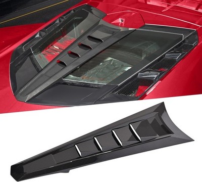 Rear Split Window Applique Carbon Fiber C8 Stingray Z51 2020