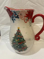 Pioneer Woman Wishful Winter Stoneware Pitcher  Brand New In Box