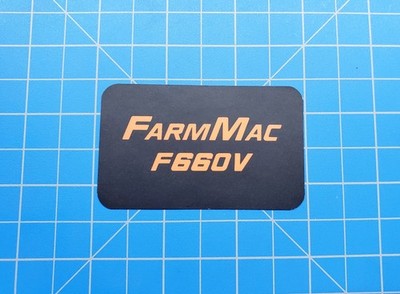 FarmMac Vinyl Sticker for F660V Shroud Badge ''Full Vinyl Overlay''