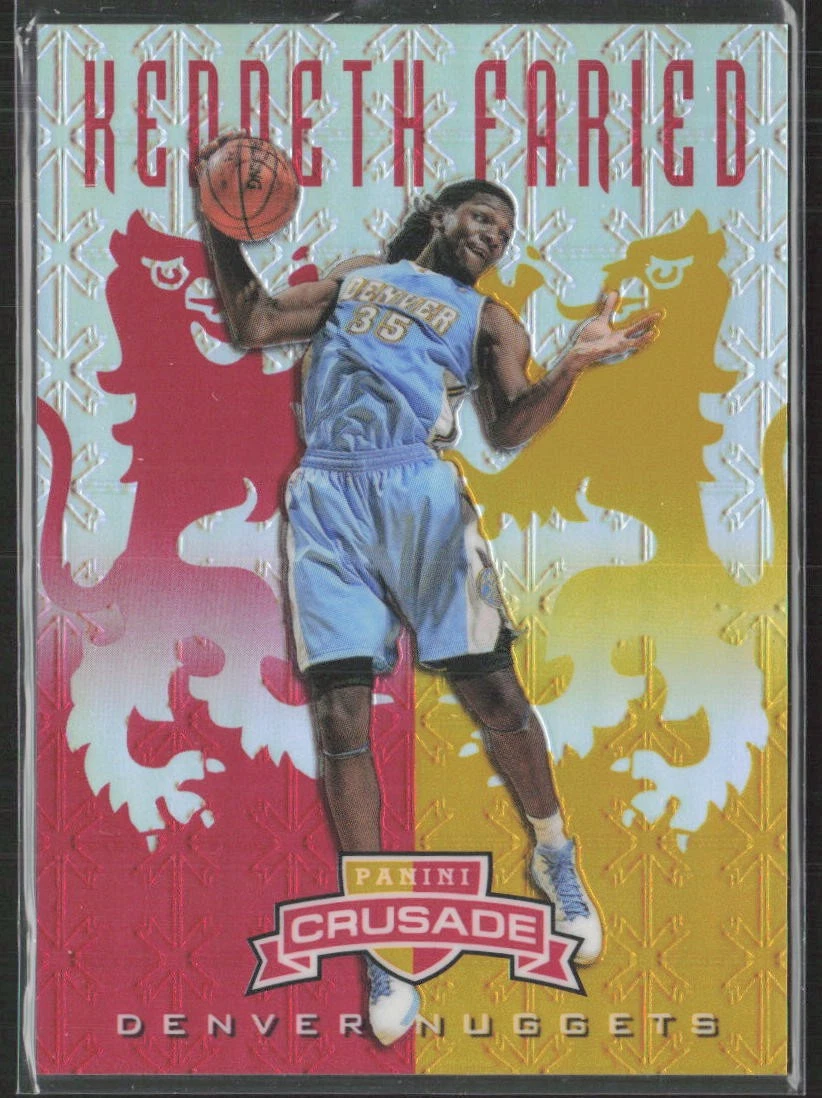 2012-13 Panini Crusade #17 Kenneth Faried Crusade Red #/99 Denver Nuggets (JB)