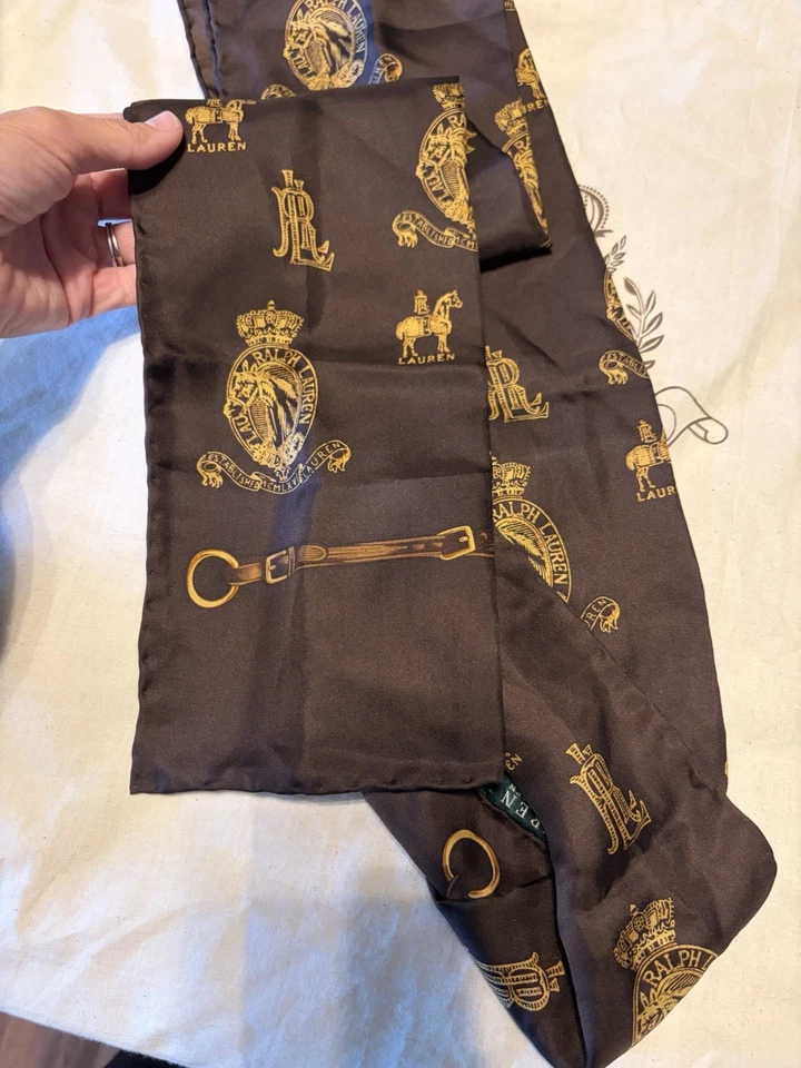 Ralph Lauren scarfs- set of 3 with Ralph Lauren bag and Ralph Lauren shirt in L - Image 2 of 4