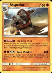 Rhyperior 67/147 Burning Shadows