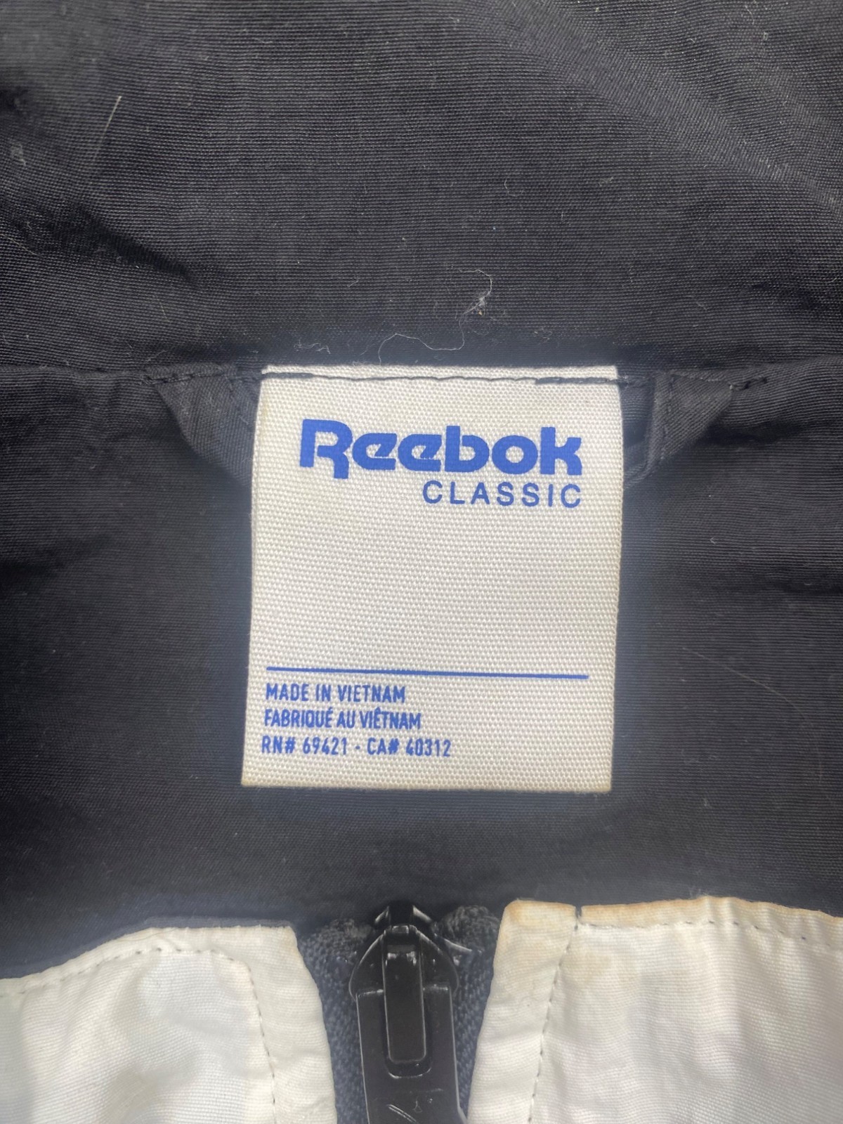 Reebok Track Jacket Men Large Vector Full Zip Col… - image 3