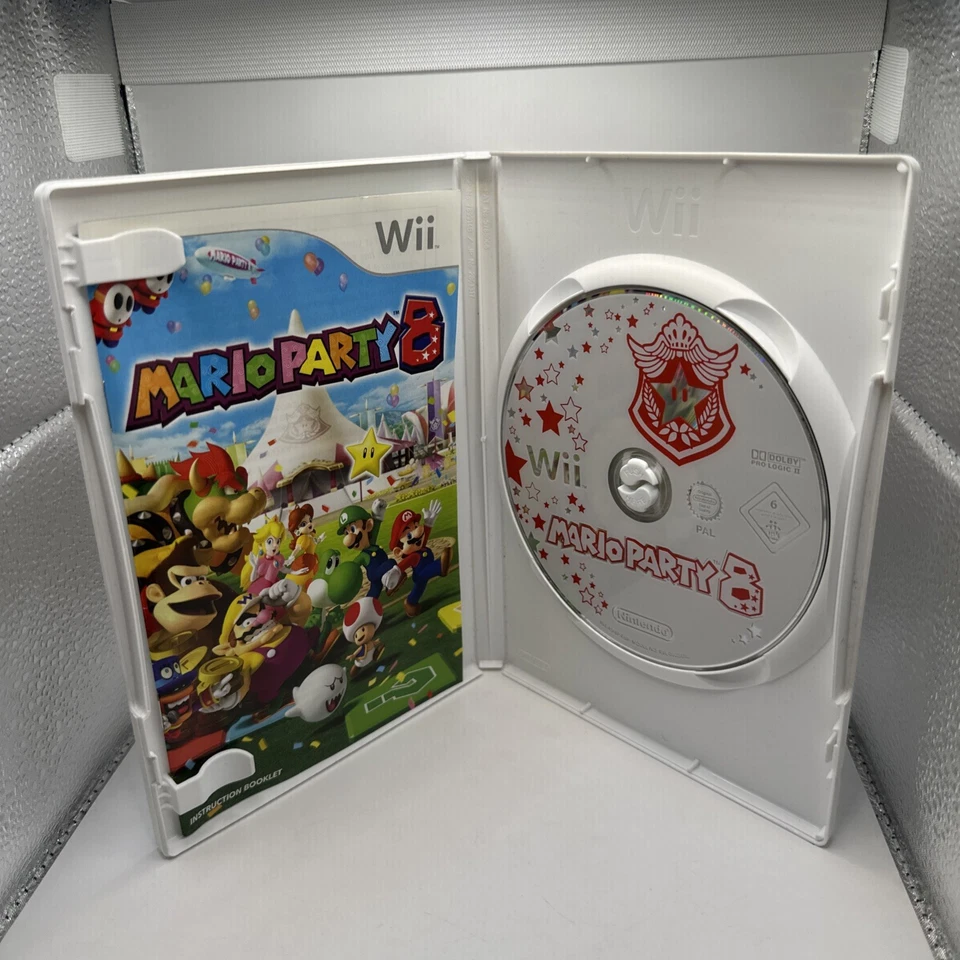 Mario Party 8 • Nintendo Wii Game + Manual (2007) PAL AUS • Complete - Image 3 of 4