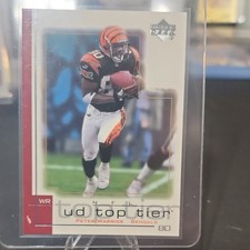 Upper Deck 2001 UD Top Tier Peter Warrick #80 Bengals NFL Football Card