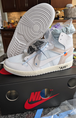 Nike Air Jordan 1 high G ホワイト/カモフラージュ Nike Jordan 1 High - Virgil Abloh Archive Alaska - Size 12, IN