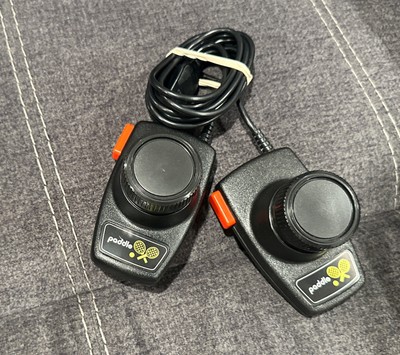 Official Atari 2600 Paddle Controller Set! Work Great! Fast Shipping! Authentic!