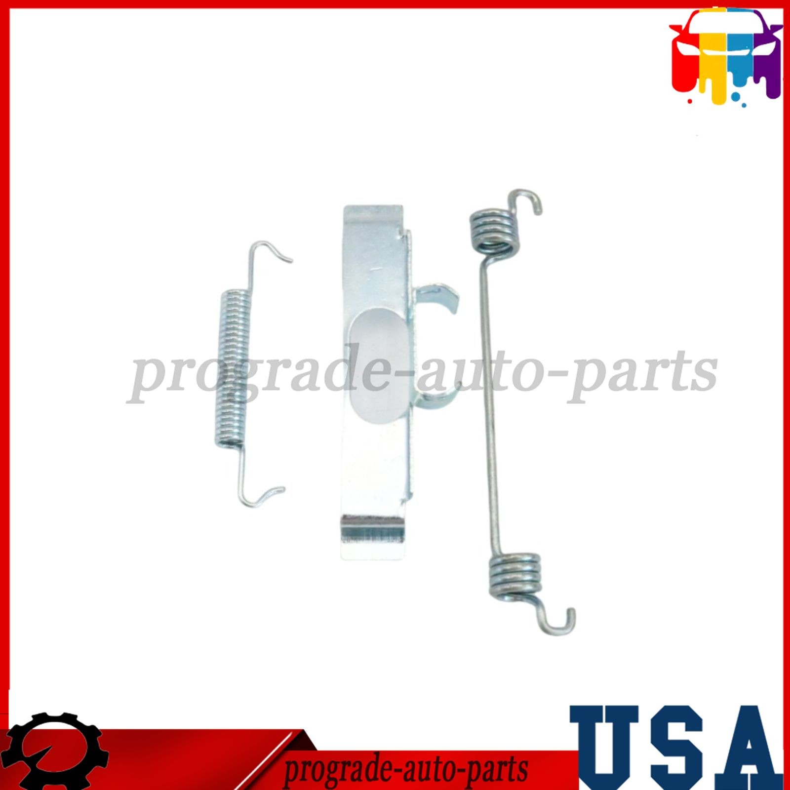 Fit Maserati Ghibli Quattroporte 1 Set Parking Brake Shoes & Accessory Fastener/