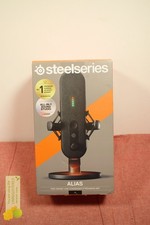 SteelSeries Alias Microphone: USB-C Condenser with Cardioid Polar Pattern