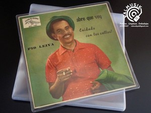 10 FUNDAS PVC GRUESAS Y BRILLANTES DELUXE PARA DISCOS DE VINILO SINGLE 7” Y EP