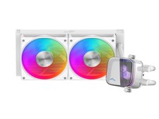 Sama L70White 240mm 240mm ARGB Liquid CPU Cooler White Dual 120mm