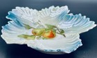 Vintage 1900s Leuchtenburg Germany Porcelain  Serving Dish Luster Finish florals — photo 4