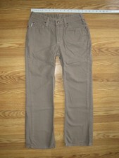 CARHARTT Women's 6x30 fits 28x29.5 WB002 Pants Tan/ Mushroom