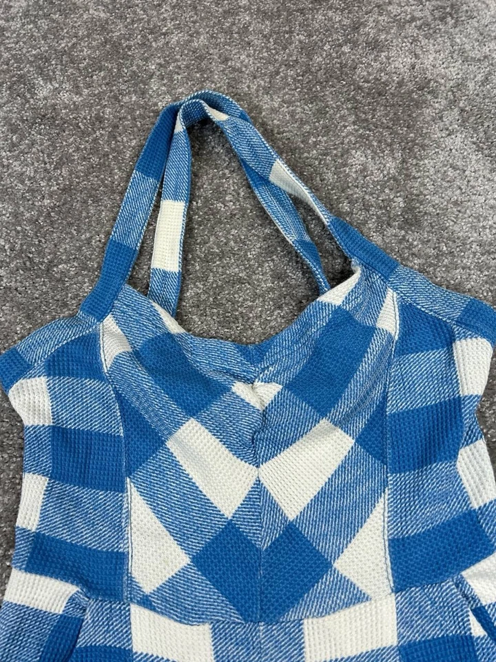 y2k Marc Jacobs Детский комбинезон Xs синий белый хлопок вафли трикотажа - Изображение 2 из 4