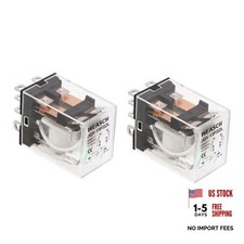Pcs Electromagnetic Power Relay, JQX-13FLZ, DC4V Coil, DPDT, 10A 8Pin, with 2