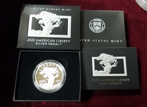 2023 American Liberty 1oz Bristlecone Proof High Relief Silver Coin Medal