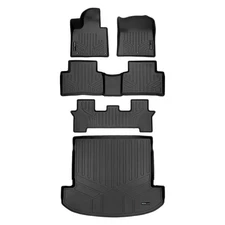 SMARTLINER Front/Rear Floor Liners w/Cargo Liner Black for Kia Sorento
