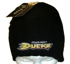 Anaheim Mighty Ducks Kids Youth Beanie Winter Hat Cap Black Color New Tags Nhl