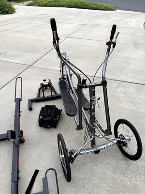 Street Strider 3i Elliptical Bike and Indoor Trainer And Car Rack