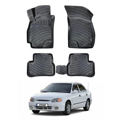 Floor Mats Liner for Hyundai Accent 1996-2000 TPE All Weather