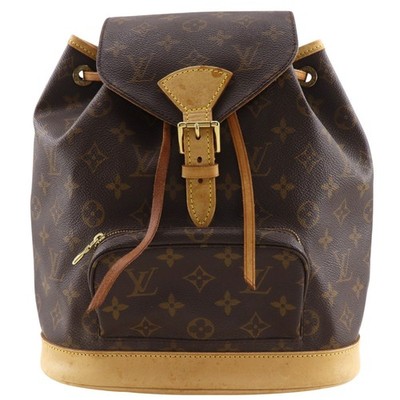 LOUIS VUITTON MontsourisMM Backpack Daypack M51136 Brown Monogram canvas Women