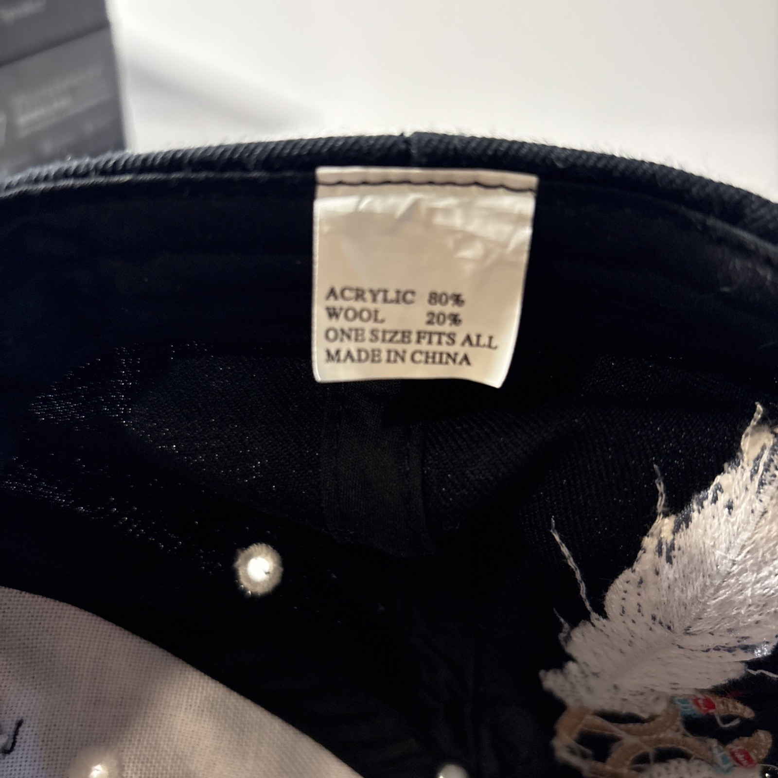 Native Pride Baseball Cap Black with Embroidery O… - image 7