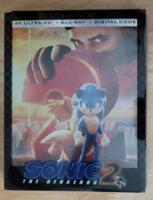 Sonic the Hedgehog 2 Steelbook 4K Ultra HD Blu-ray No Digital Code