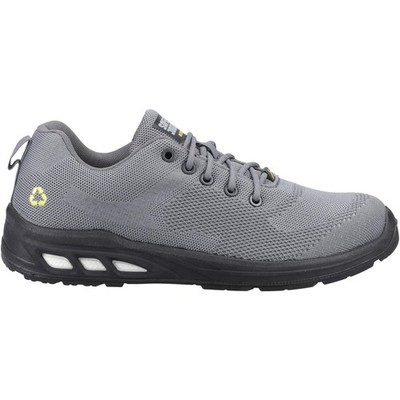 Safety Jogger ECOFITZ S1P Herren Arbeits Alltag Sicherheitsschuhe Turnschuhe Grau
