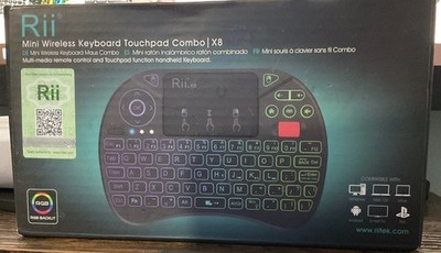 Portable Wireless Keyboard with Touchpad Rii X8 Mini ,2.4GHz