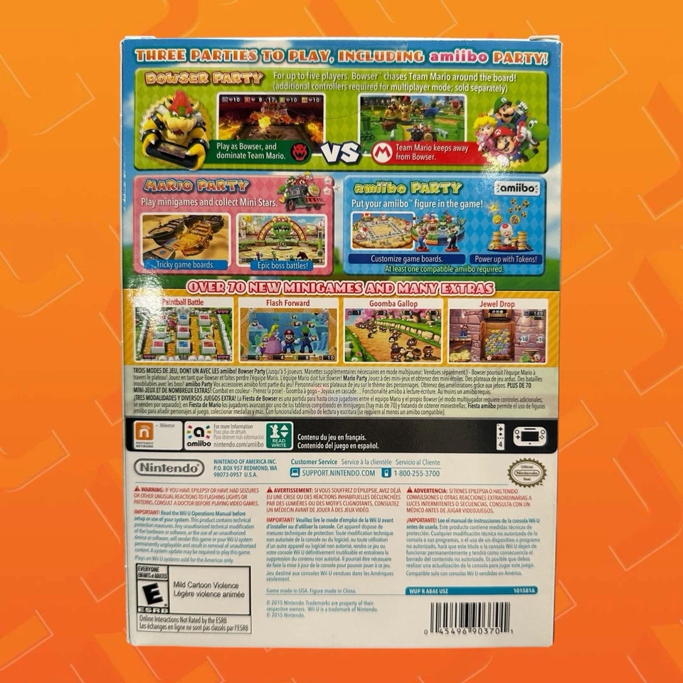 Mario Party 10 Mario amiibo Bundle | Nintendo Wii U | FACTORY SEALED - Image 3 of 4