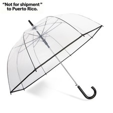 52" Auto Open Bubble Rain Umbrella - Clear