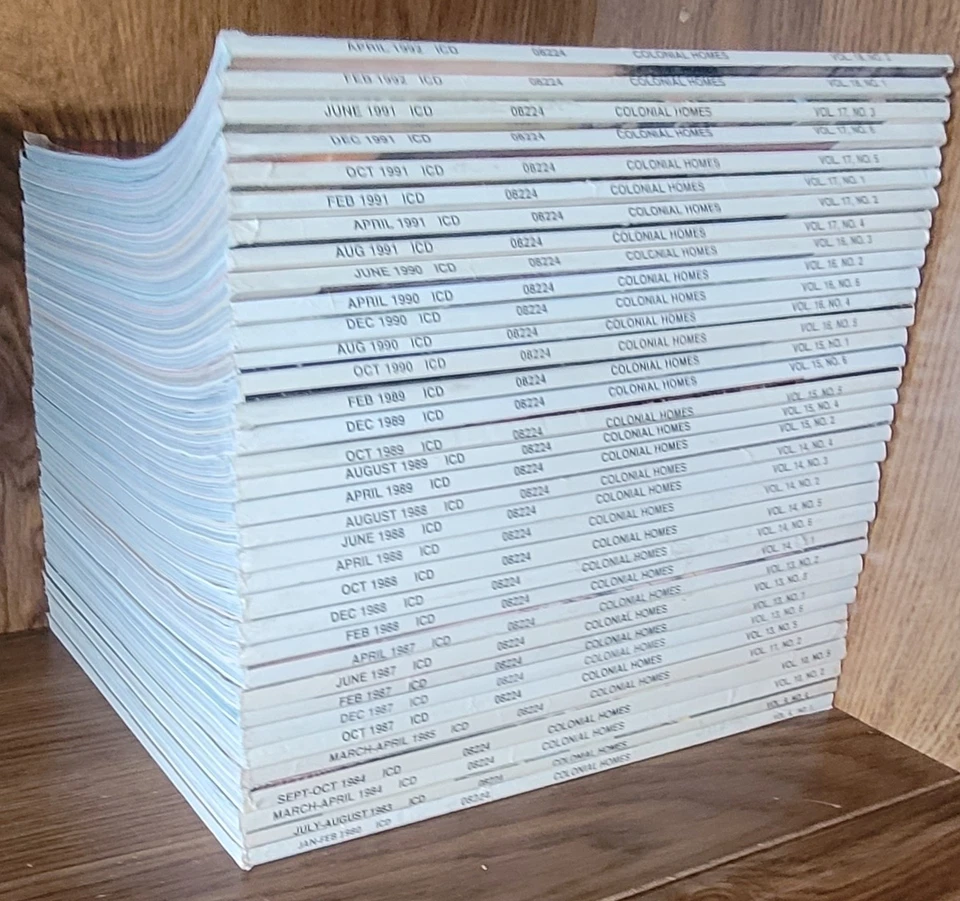 Lot of 34 Colonial Homes Magazines 1980-1992 - Image 2 of 4