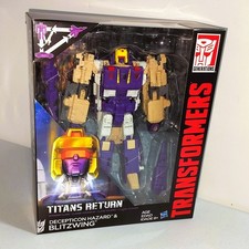 Transformers Generations Titans Return Blitzwing & Decepticon Hazard NEW SEALED